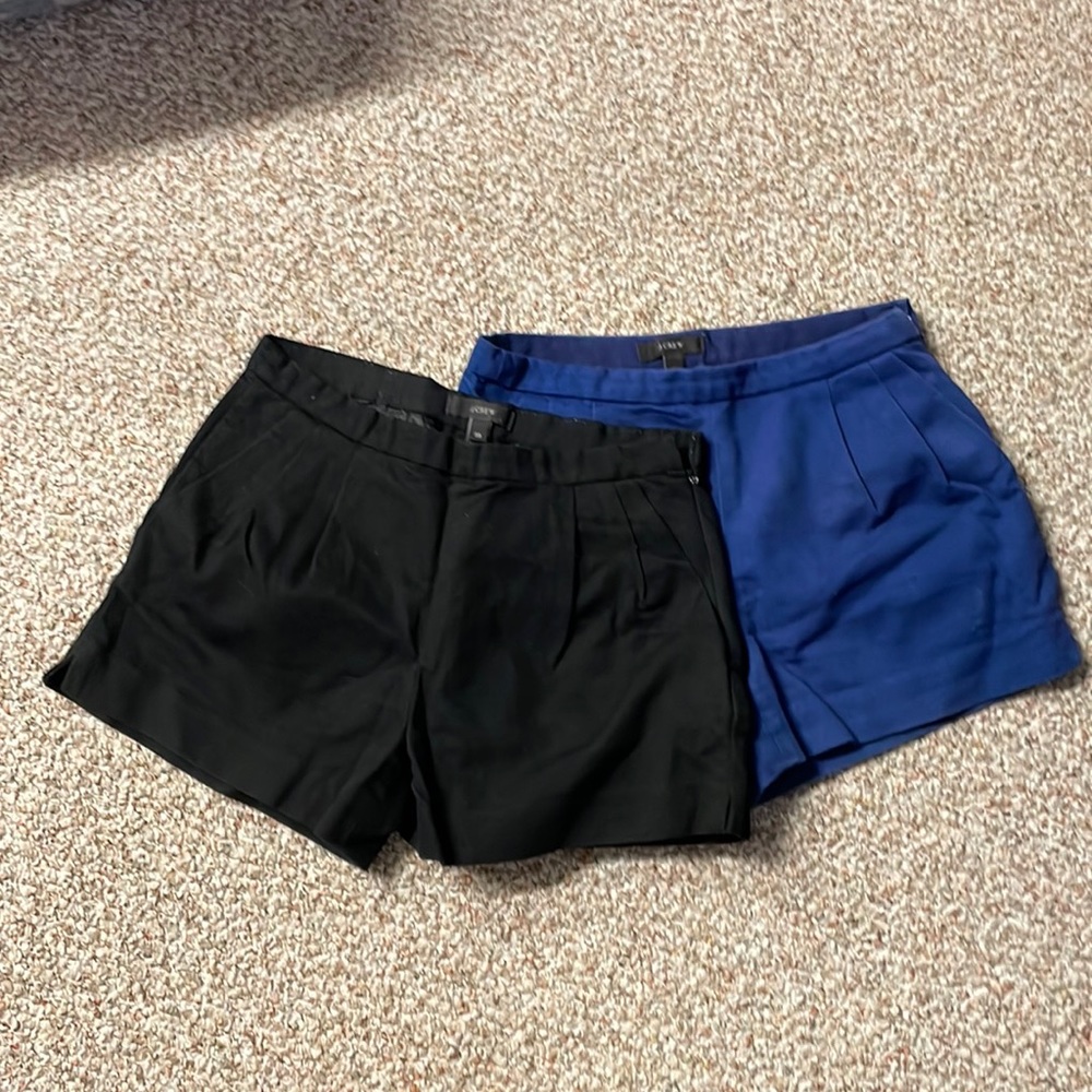 2 pairs jcrew shorts - size 00